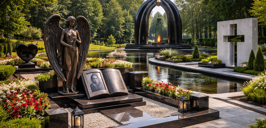 Интересные решения в дизайне памятников и мемориальных комплексов